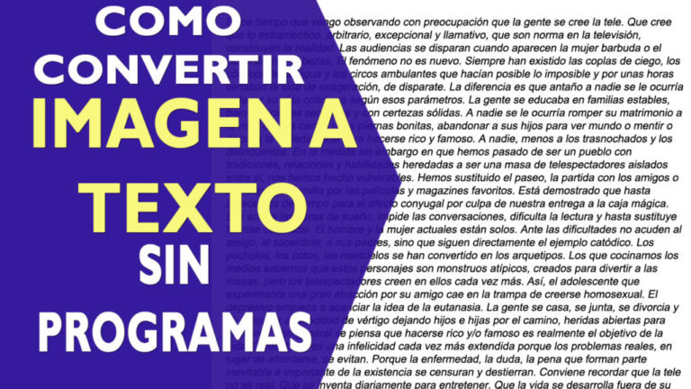convertir imagen a texto