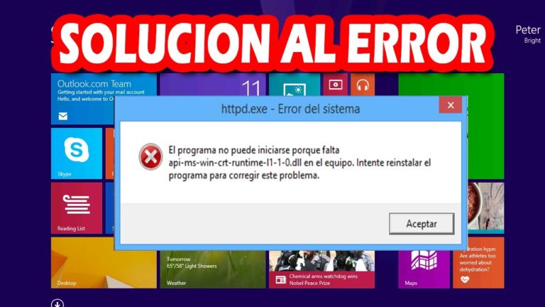 solucion al error