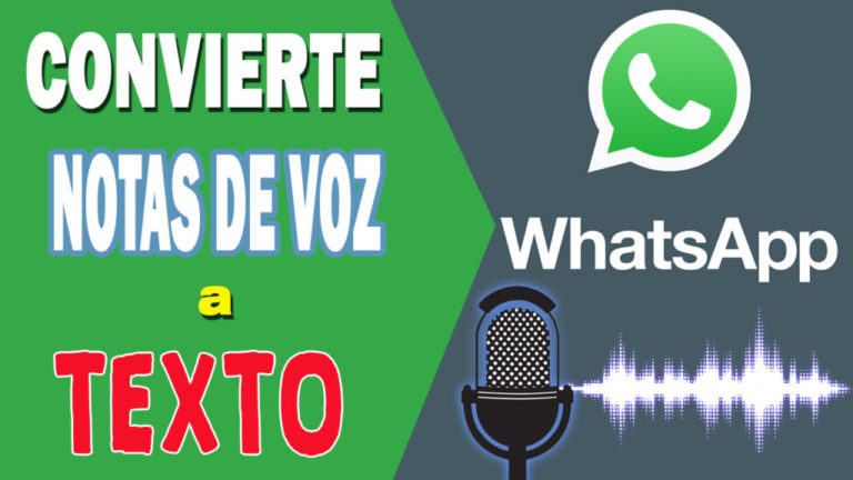 convierte notas de voz