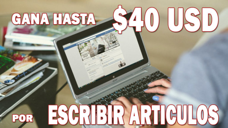 gana por escribir articulos