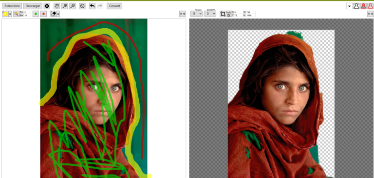 como quitar el fondo a una imagen