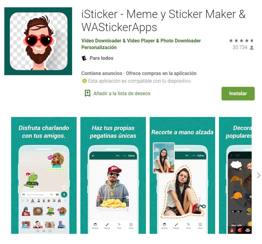 aplicacion para hacer stickers para whatsapp